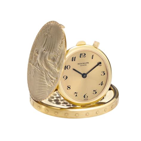 patek philippe coin|Patek Philippe. A Fine 18k Gold Twenty Dollar Coin Watch, .